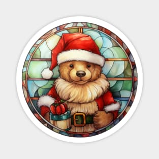 Santa Teddy Magnet